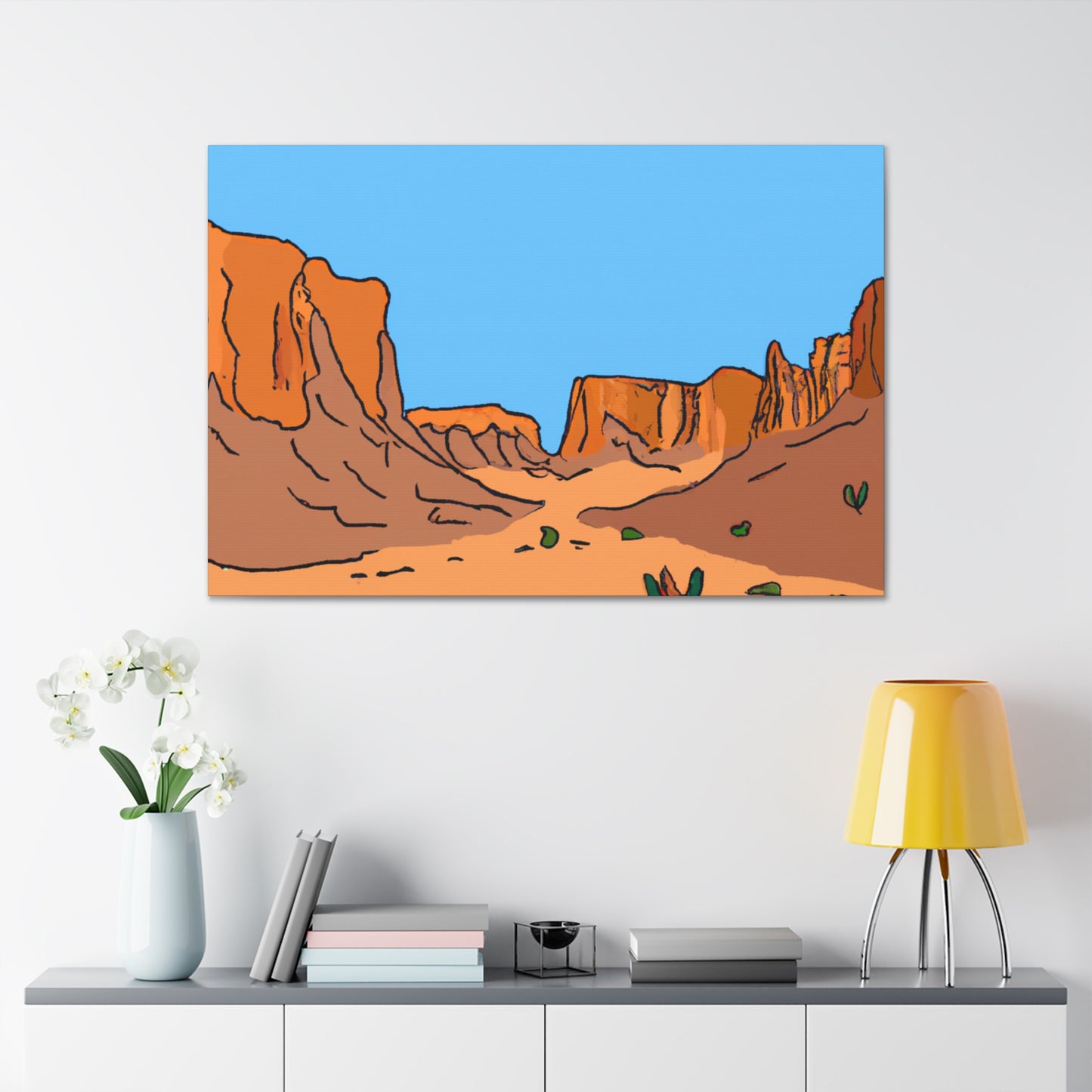 Desert Mirage- Landscape - Canvas
