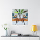 Vibrant Refraction - Midcentury - Canvas
