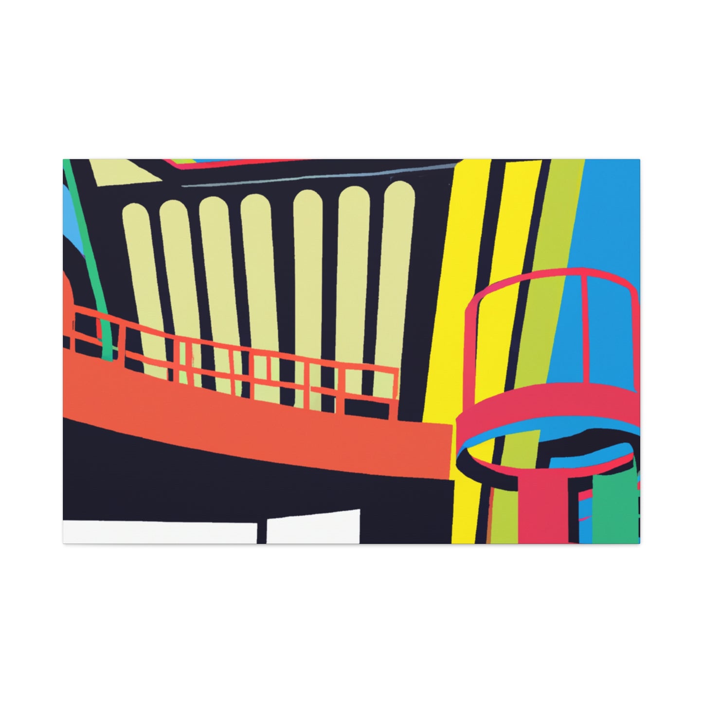 Bridge Balcony - Canvas Pop Art