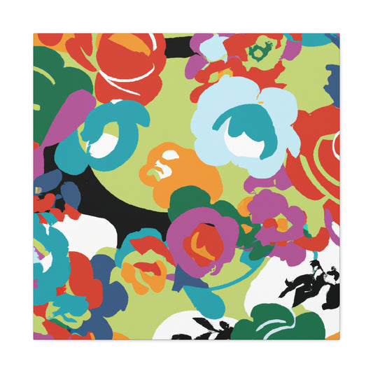 Splendidly Joyous - Floral - Canvas