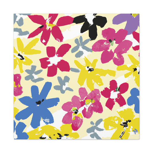 "Seeded with Love" - Floral Canvas