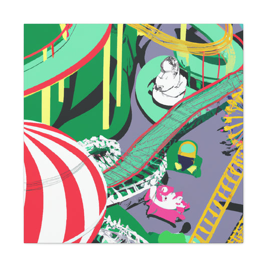 Rhino Rampage - Amusement - Canvas