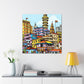 Golden Triangle - Destination India - Canvas