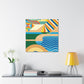 Waterpark - Midcentury Canvas