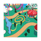 Verdant Vista - Landscape - Amusement - Canvas