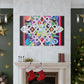 Jewel Snowflake- Glass Canvas