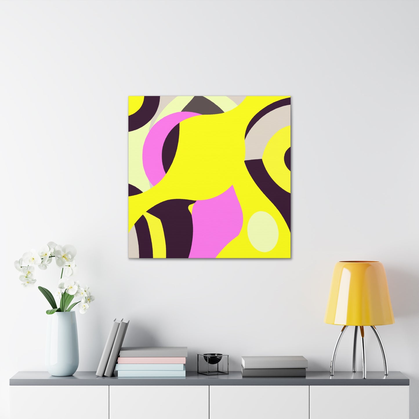 Lunar Liquid - Abstract - Canvas