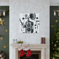 Grooving - Retro Music and Film Canvas