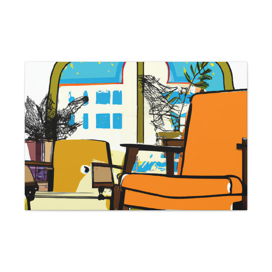 Zen Collage - Midcentury - Canvas