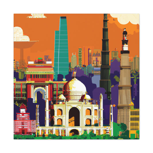 TajMahal - Destination India - Canvas