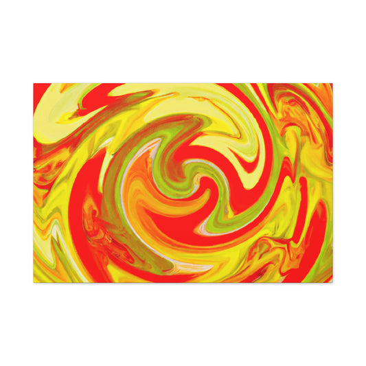 Oceanic Peacock - Abstract - Canvas