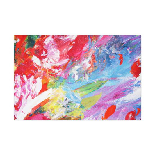 Glittering Horizon - Abstract Canvas