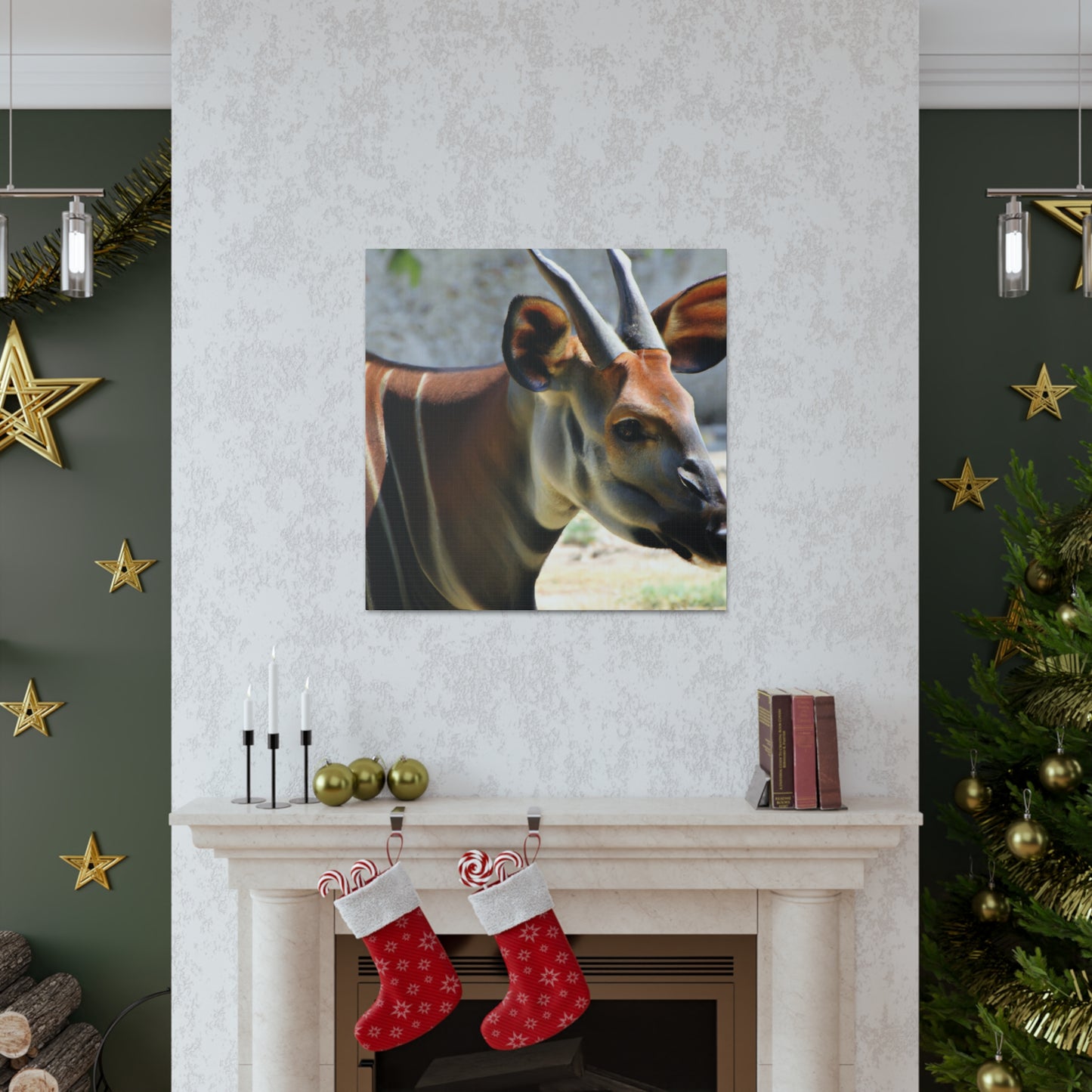 Elk Face- Canvas Wildlife