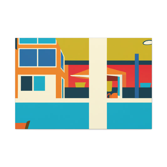 Harmonious Abstraction- Midcentury - Canvas