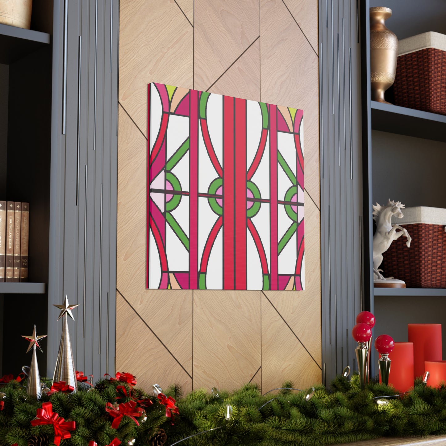 Cheerful - Glass Canvas