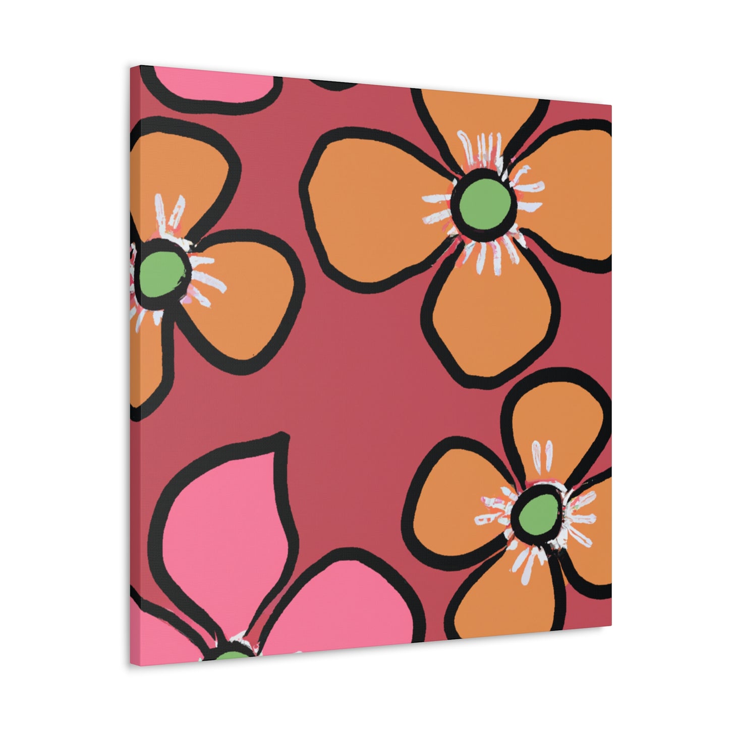 Blossomy - Floral - Canvas
