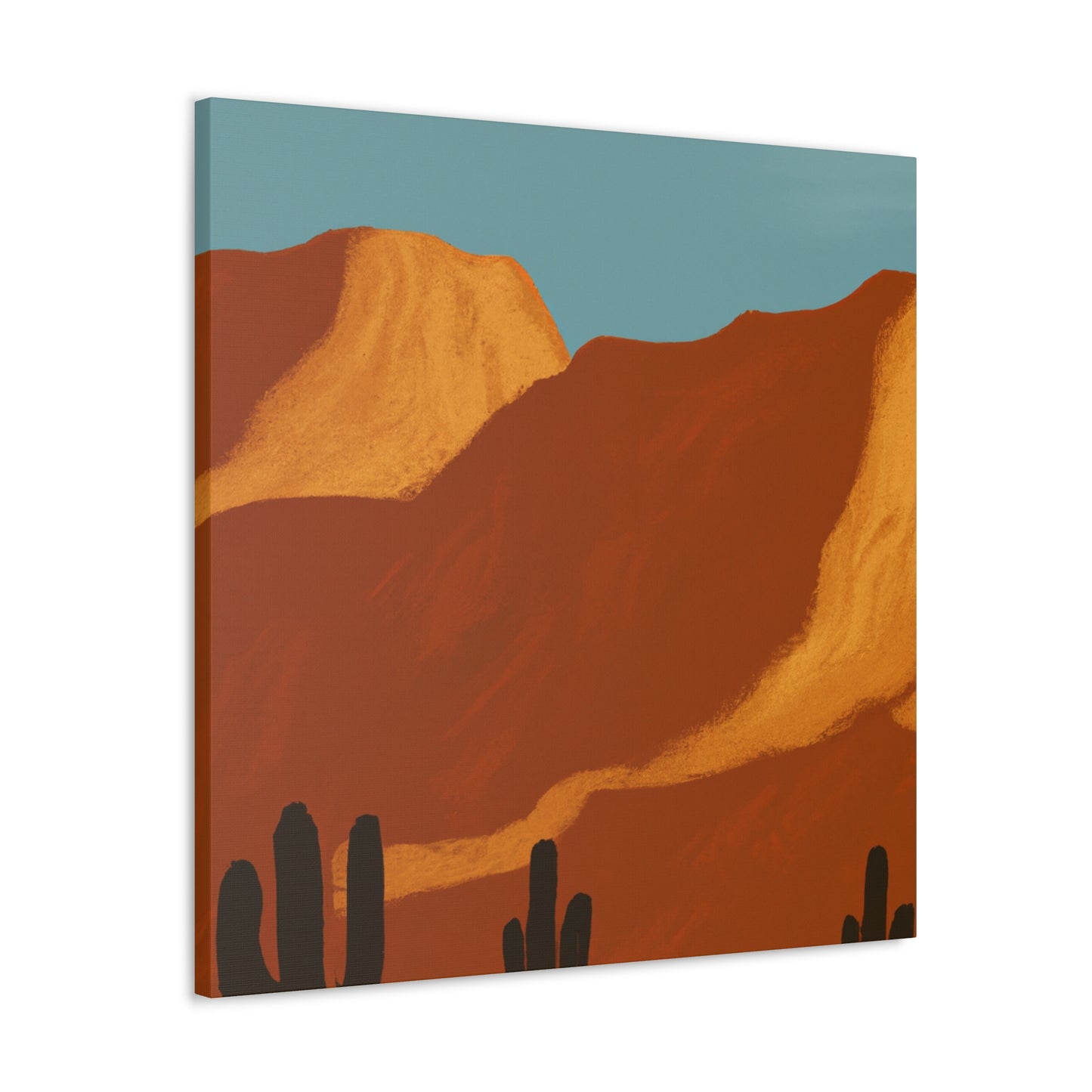 Retro Revival - Vintage Contemporary - Desert - Canvas