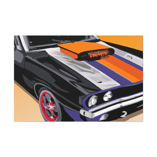 King Rod - Automobile - Canvas
