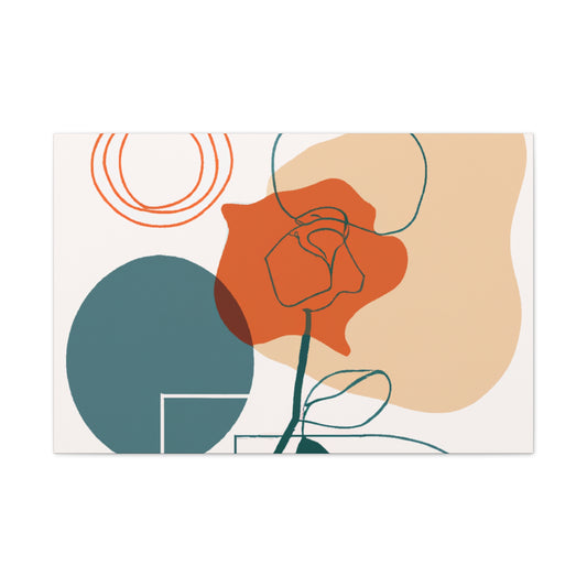 Mysterious Flow - Minimalism - Canvas