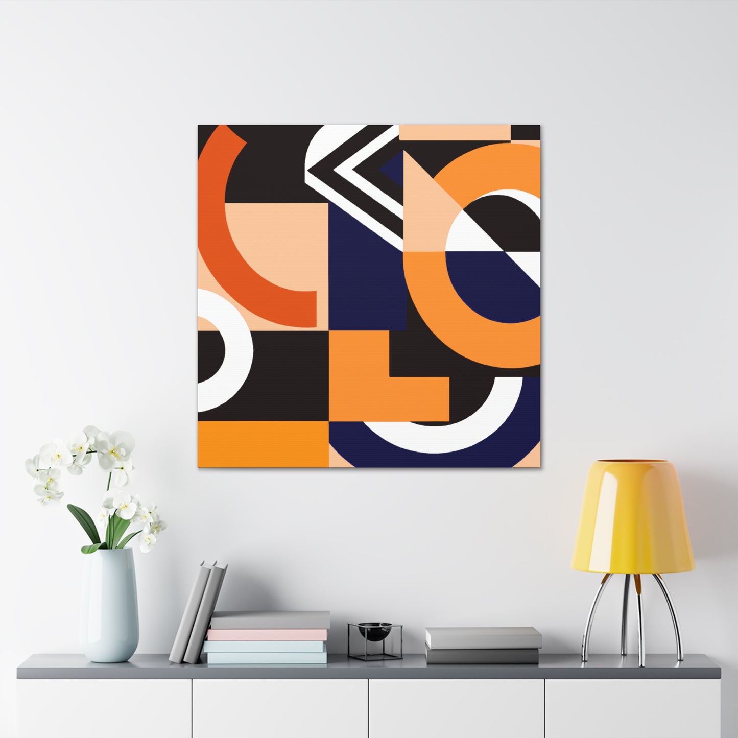 Teardrop Skywalk - Midcentury - Canvas