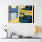 Green Sapling Shine - Midcentury - Canvas