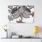 Peonytide - Floral - Canvas