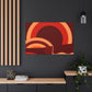 Circular Bliss - Midcentury Canvas