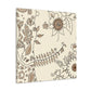 Blossomway - Floral - Canvas