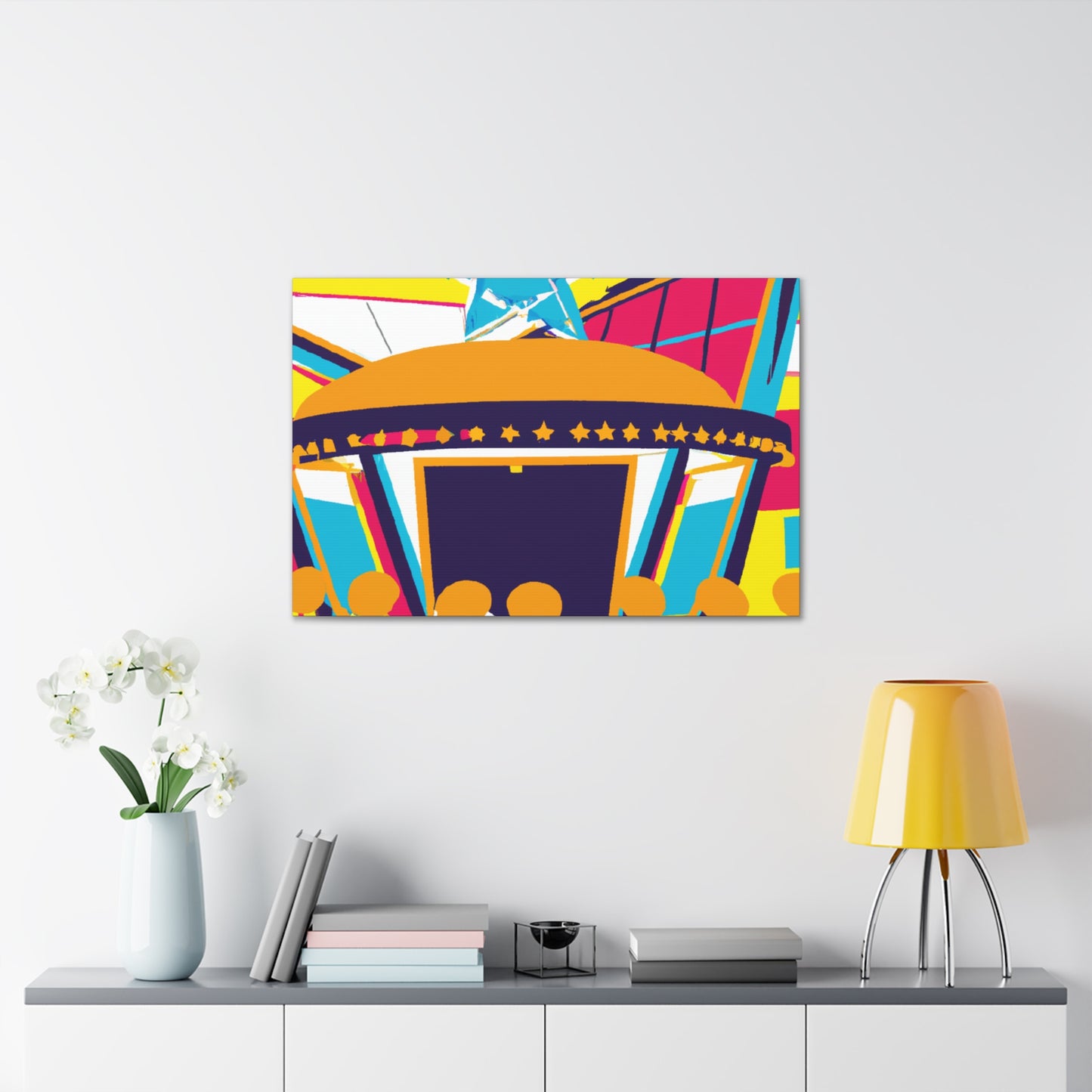 Rock-O-Rama Roller Rink - Canvas Pop Art