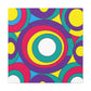 Circular Fury - Midcentury Retro Canvas