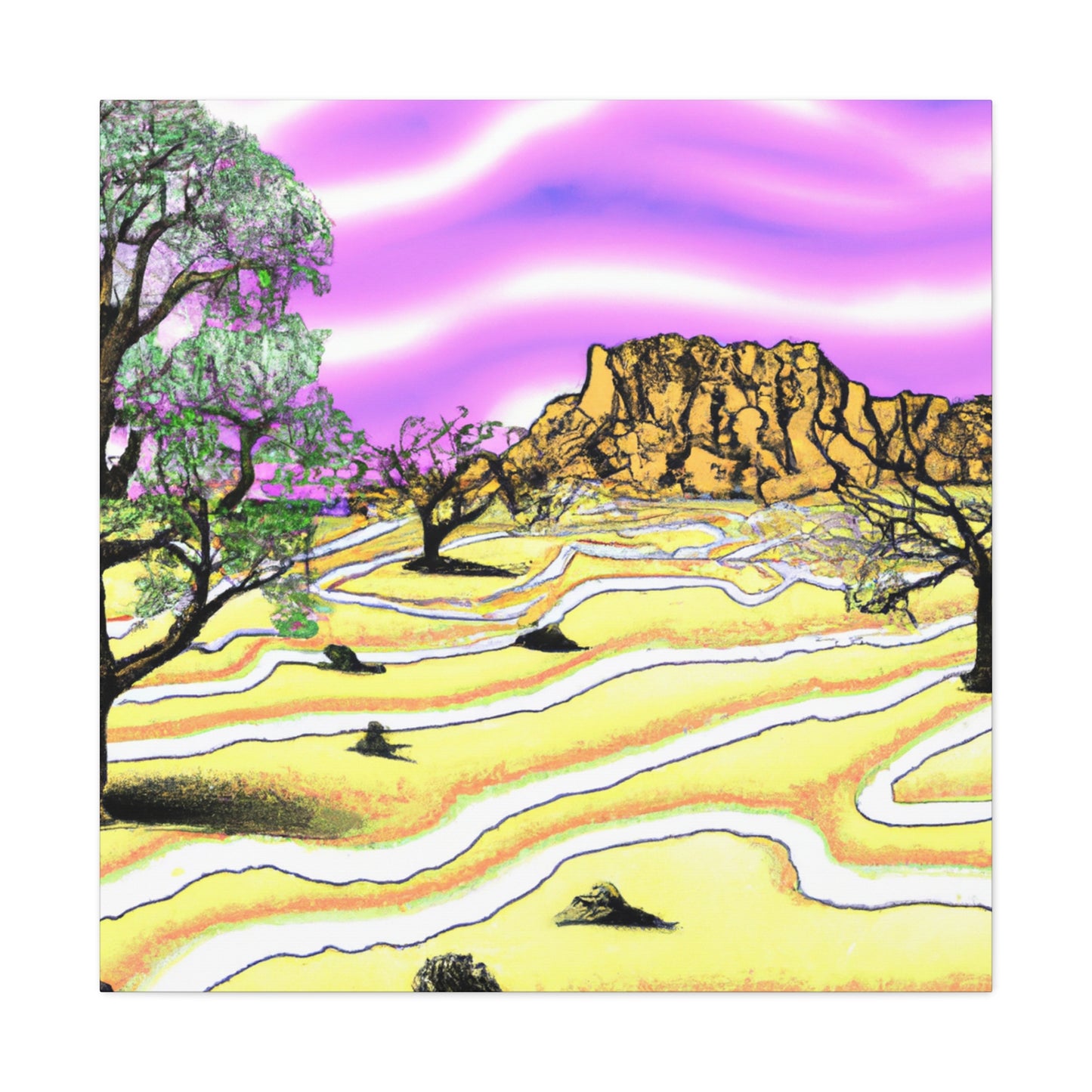 Desertgem Landscape - Canvas