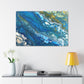 Blue Pearl - Abstract Canvas