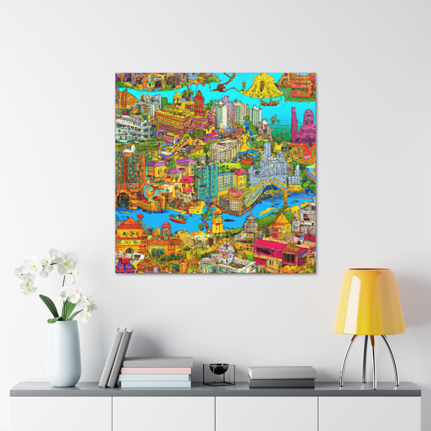 Glorious Getaway - Destination India - Canvas