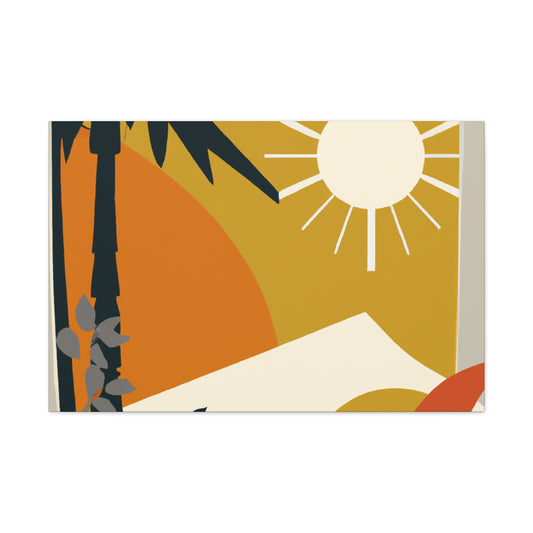 Twisted Balance- Midcentury - Canvas