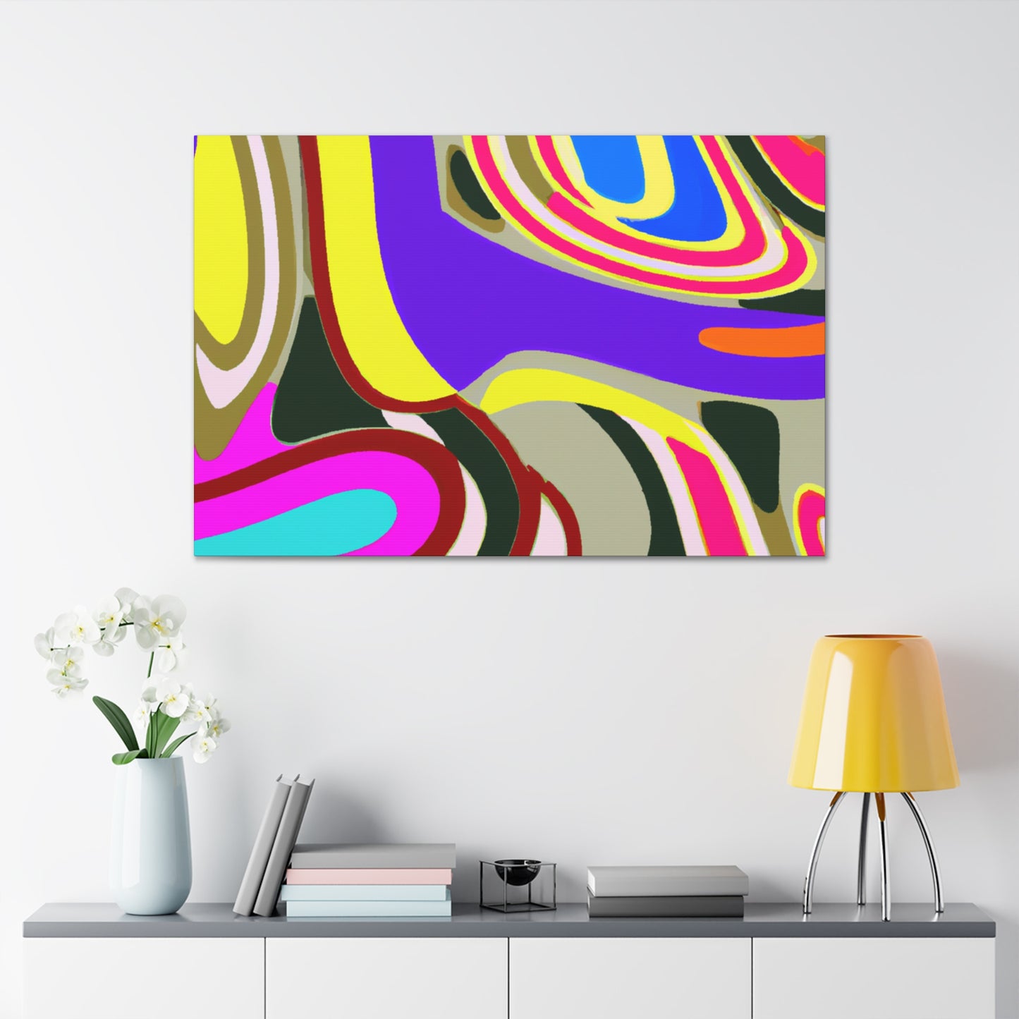 Azure Mist - Abstract - Canvas