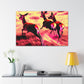Prancing- Canvas - Wildlife