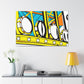 Dinky Diner Lights - Canvas - Pop Artt