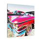 "Red Wave" - Automobile Canvas