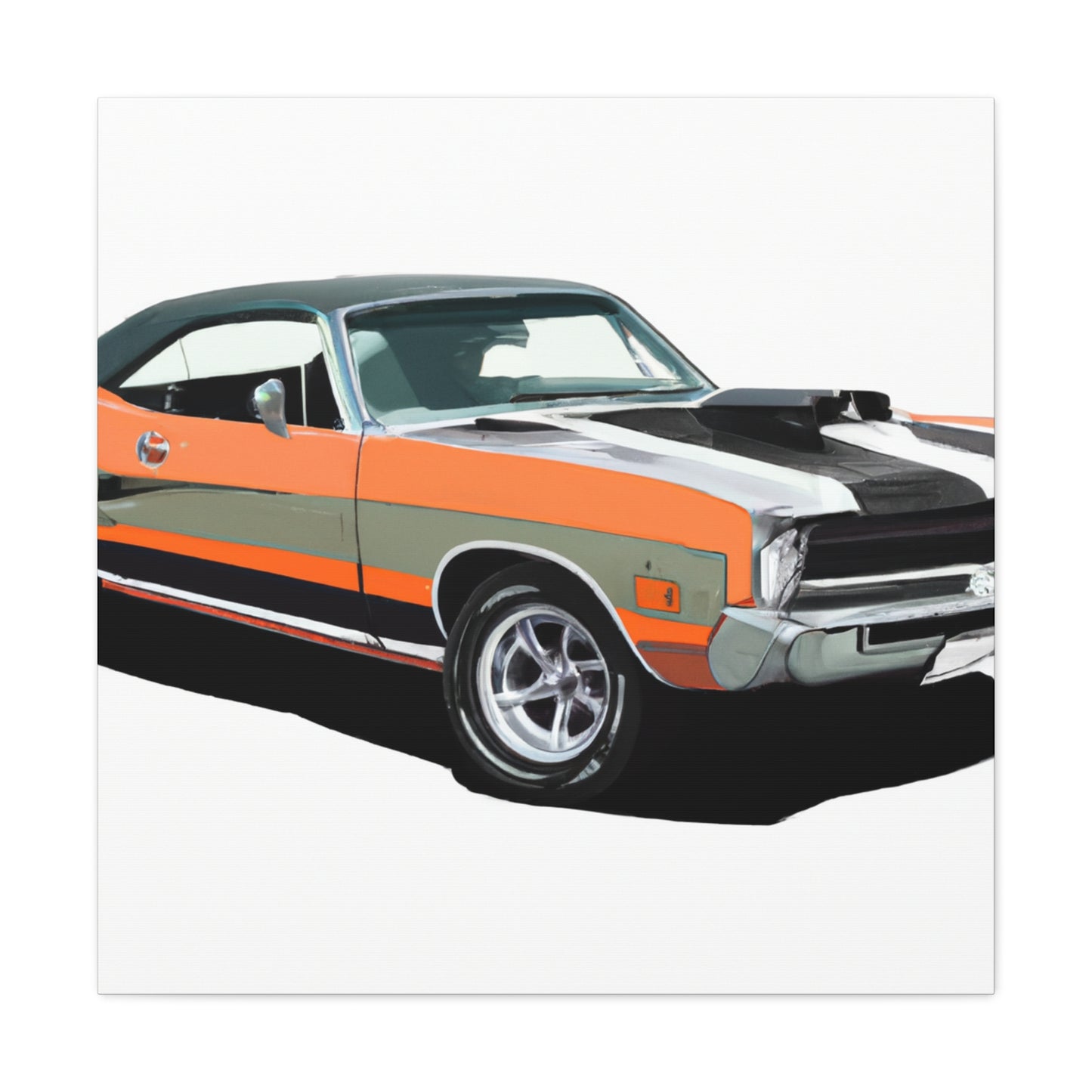 Dragster Flash - Automobile - Canvas
