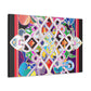 Jewel Snowflake- Glass Canvas