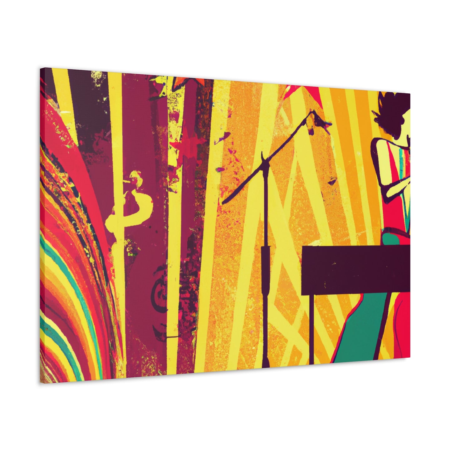 Twilight Stardust - Retro Music - Canvas