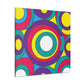 Circular Fury - Midcentury Retro Canvas