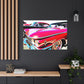 "Red Wave" - Automobile Canvas