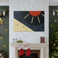 Rays - Retro Music Midcentury Canvas