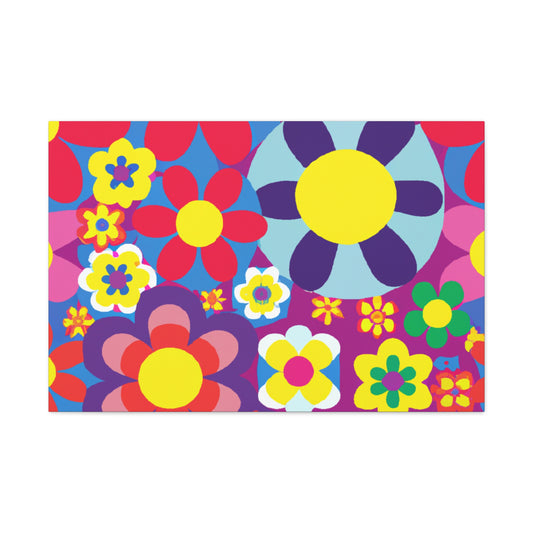 Petal-Powered: The Miracle of Pollination - Floral Canvas