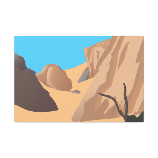 Sandy Oasis - Landscape - Canvas