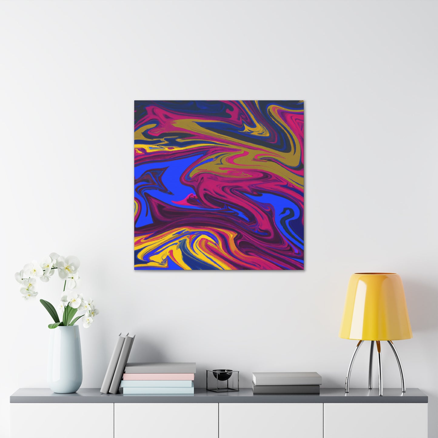 Aquabloom - Abstract - Canvas