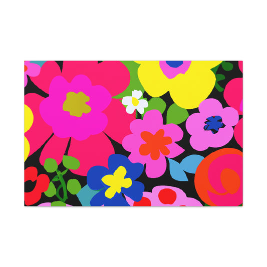 Floral Fusion: Floral Canvas