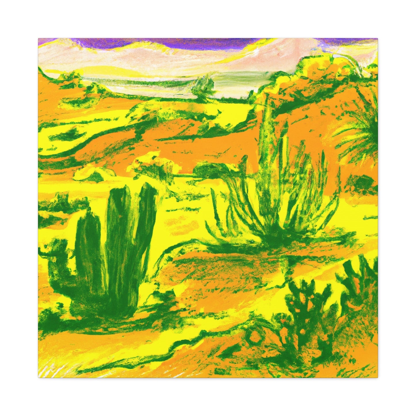 Desert Glow-Landscape - Canvas