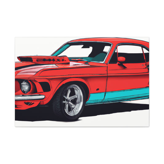 Backfire Beast - Automobile - Canvas
